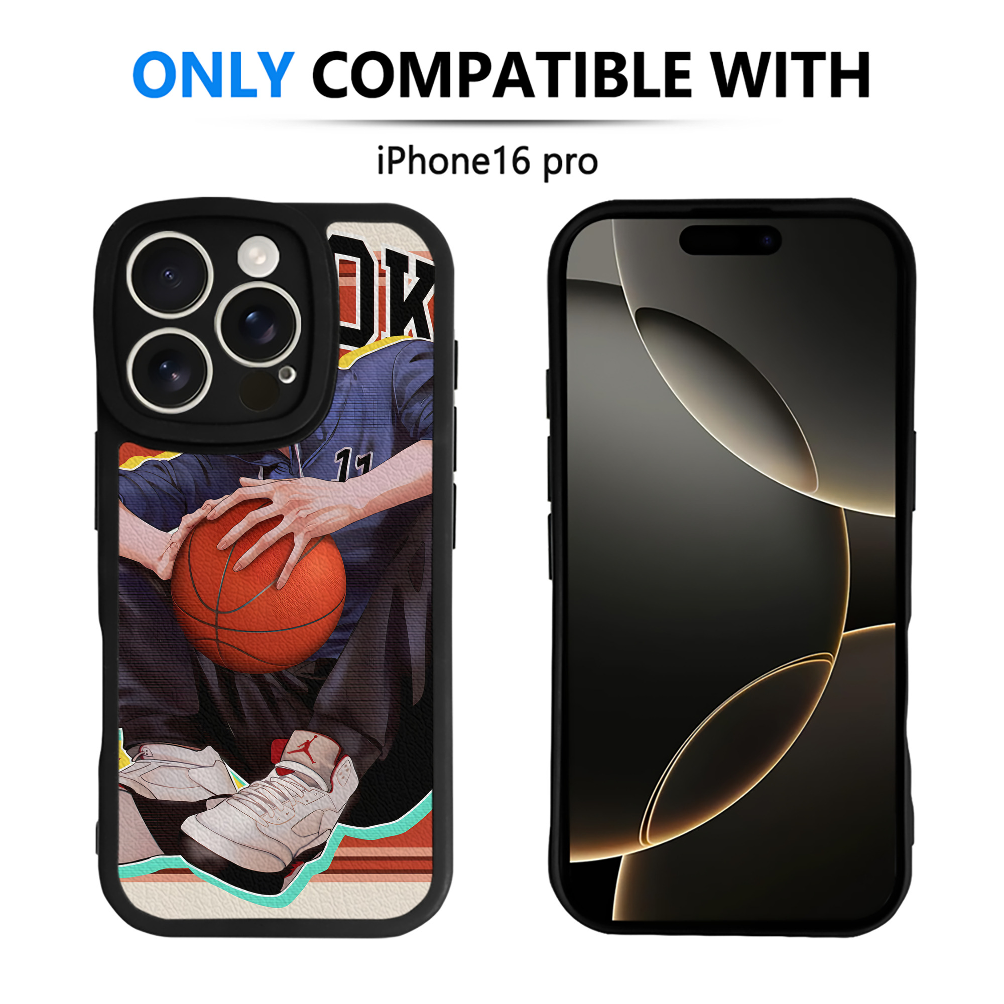 （画像用） SLAM DUNK／スラムダンク 【iPhone 16シリーズ対応】シリコンスマホケース（レザー調） 材質：シリコン